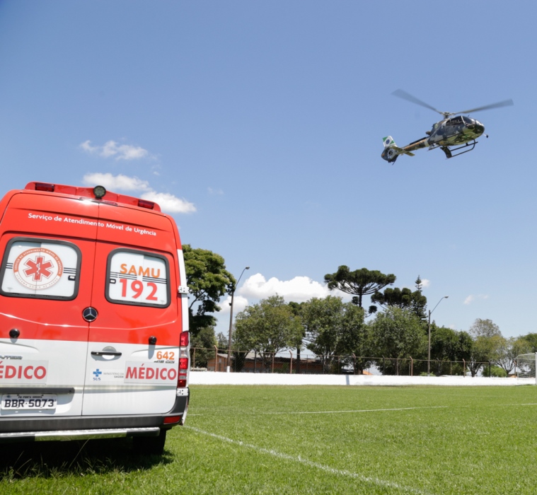 Helicóptero do Samu resgata jovem vítima de acidente em Guaragi Agora1